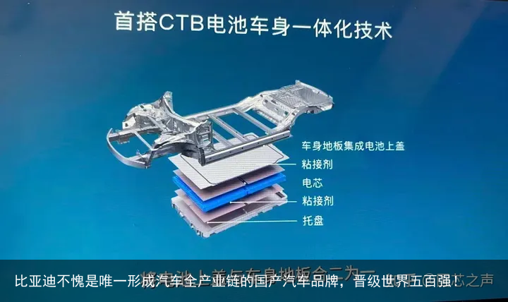 比亚迪不愧是唯一形成汽车全产业链的国产汽车品牌，晋级世界五百强！