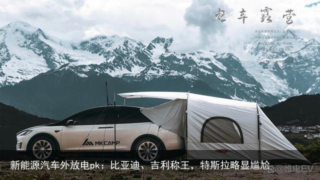 新能源汽车外放电pk：比亚迪、吉利称王，特斯拉略显尴尬