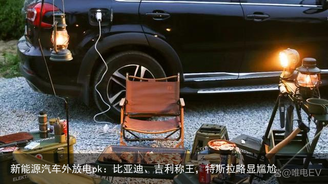 新能源汽车外放电pk：比亚迪、吉利称王，特斯拉略显尴尬