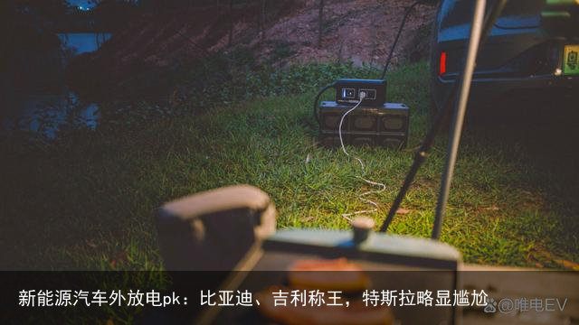新能源汽车外放电pk：比亚迪、吉利称王，特斯拉略显尴尬