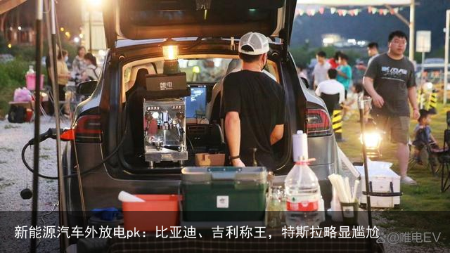 新能源汽车外放电pk：比亚迪、吉利称王，特斯拉略显尴尬