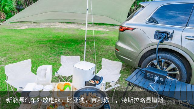 新能源汽车外放电pk：比亚迪、吉利称王，特斯拉略显尴尬