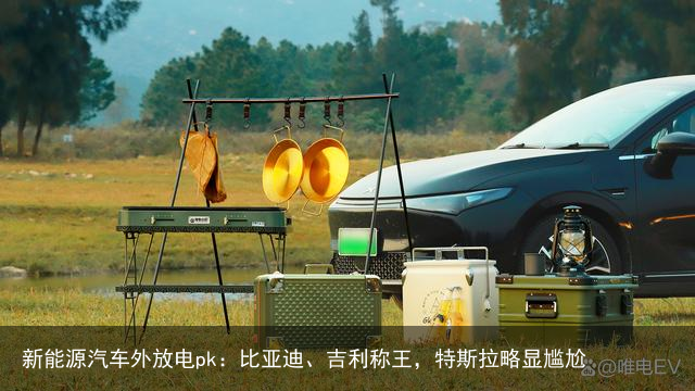 新能源汽车外放电pk：比亚迪、吉利称王，特斯拉略显尴尬
