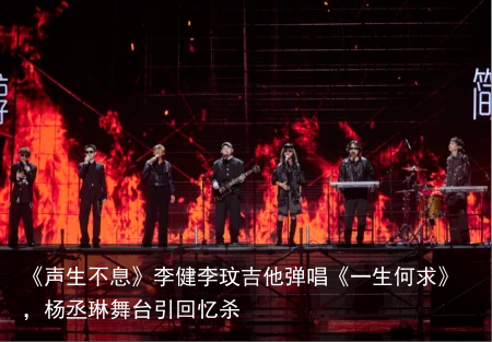 《声生不息》李健李玟吉他弹唱《一生何求》，杨丞琳舞台引回忆杀