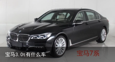 宝马3.0t有什么车