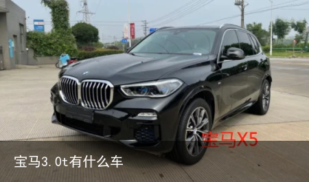 宝马3.0t有什么车