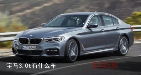 宝马3.0t有什么车