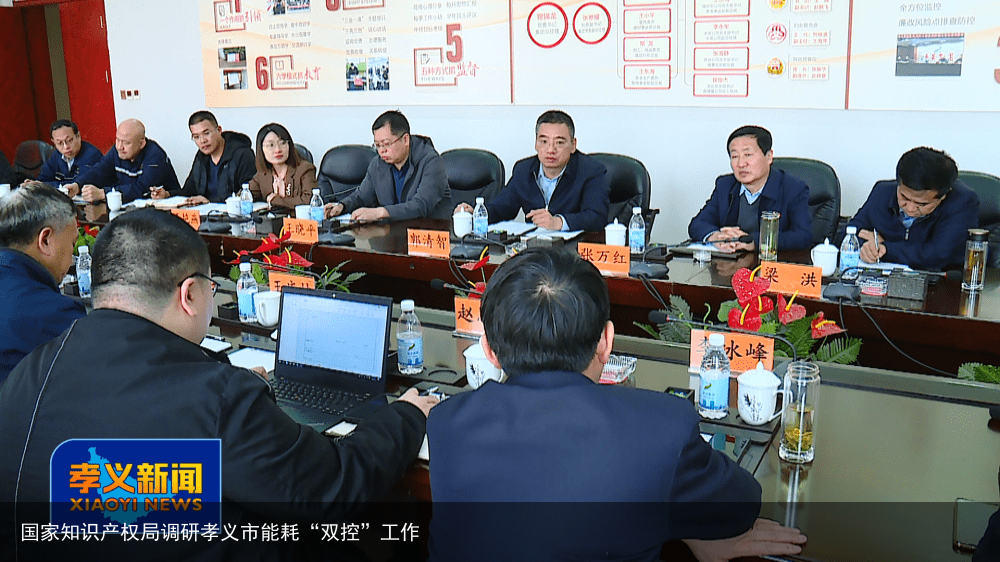 国家知识产权局调研孝义市能耗“双控”工作