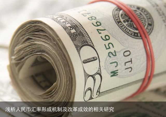 浅析人民币汇率形成机制及改革成效的相关研究