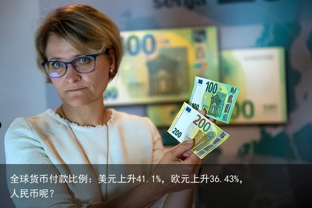 全球货币付款比例：美元上升41.1%，欧元上升36.43%，人民币呢？