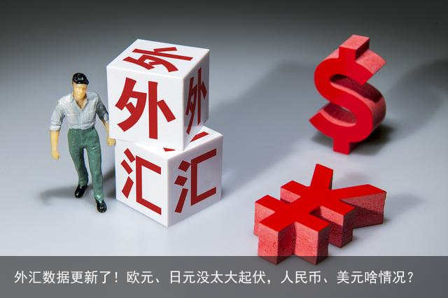 外汇数据更新了！欧元、日元没太大起伏，人民币、美元啥情况？