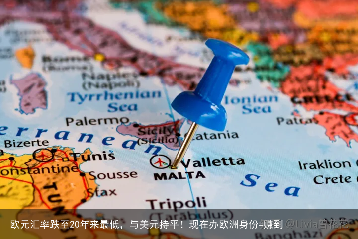 欧元汇率跌至20年来最低，与美元持平！现在办欧洲身份=赚到