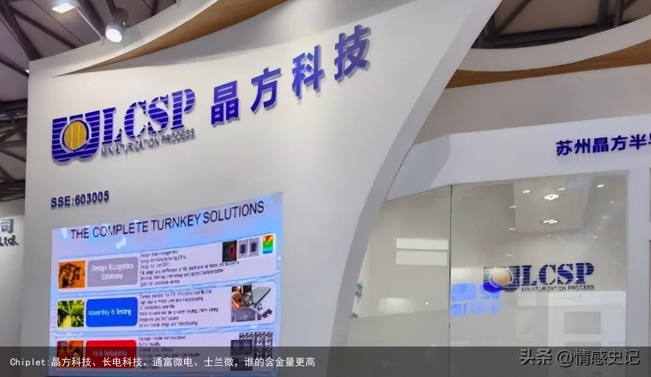 Chiplet:晶方科技、长电科技、通富微电、士兰微，谁的含金量更高