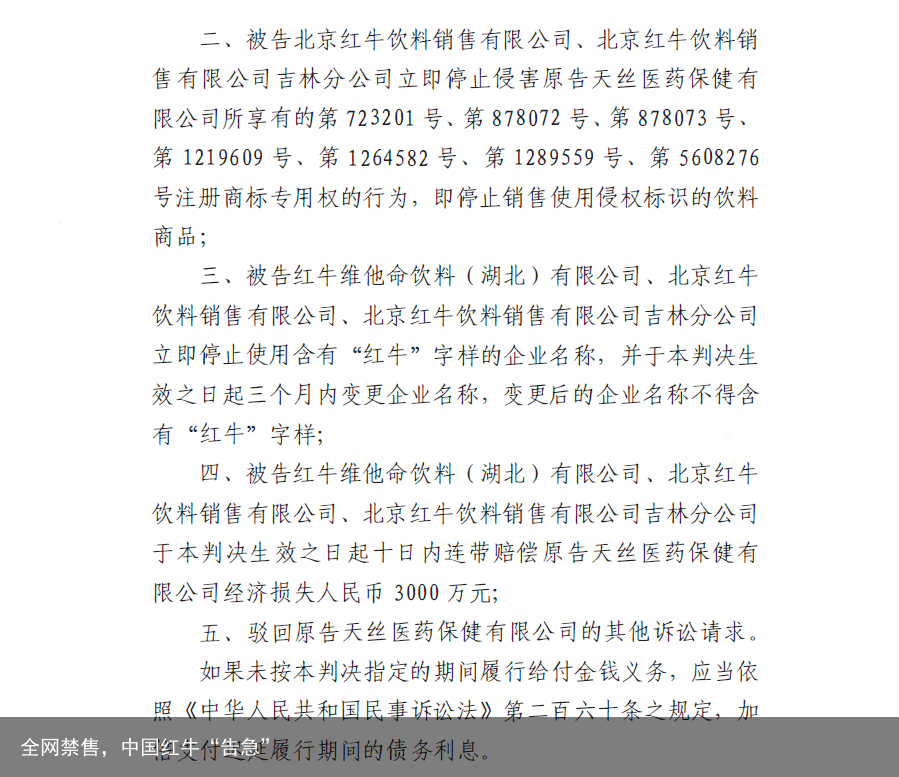 全网禁售，中国红牛“告急”