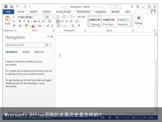 Microsoft Office系统的发展历史是怎样的？